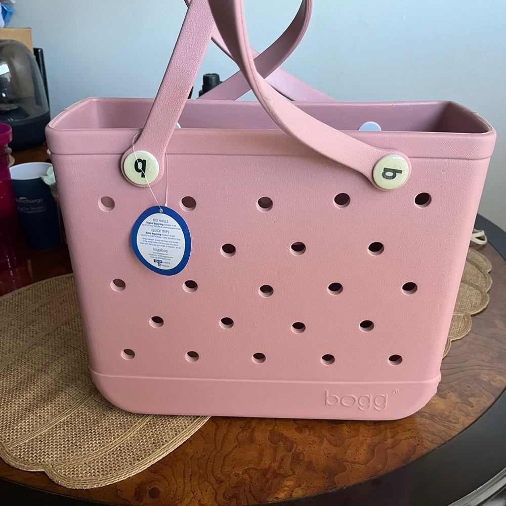 BOGG BAG Pink Blush Large Tote & Clear Bag